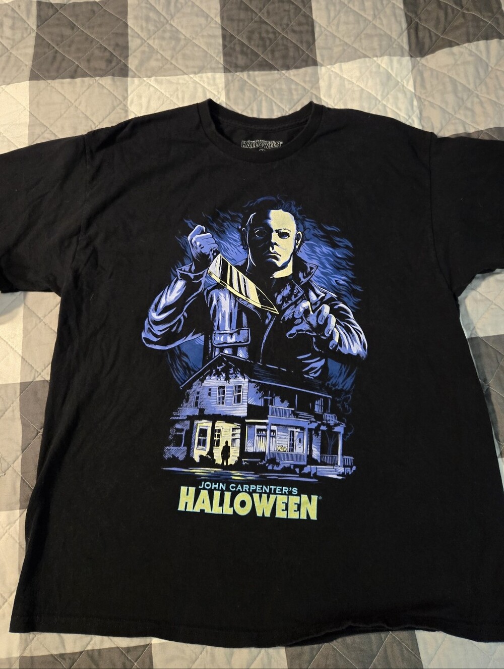 John Carpenter's Halloween Graphic Tee - Black, XL@32